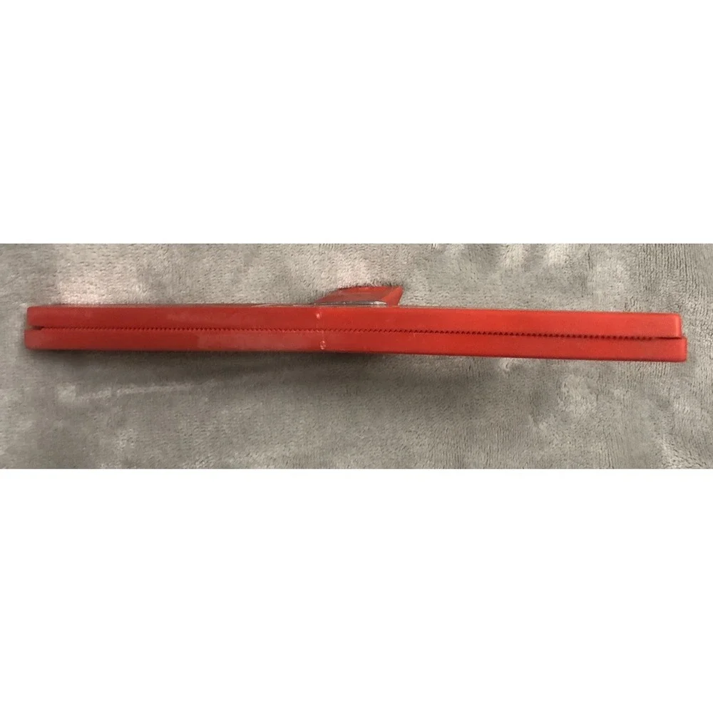 Vintage MCC Menaged Care Consultants Board File Bag Clip Red Plastic 8‎ in